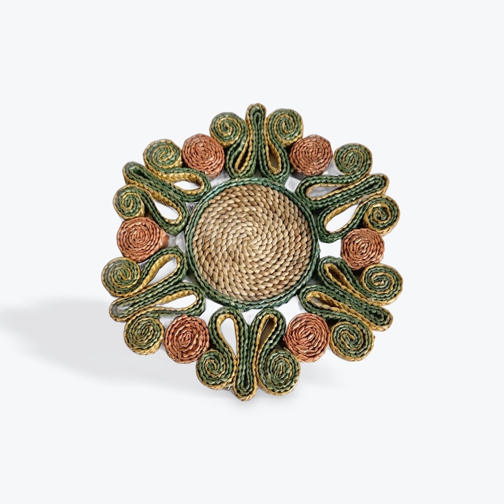 Vintage Rafia, Trivett, or wall hanging